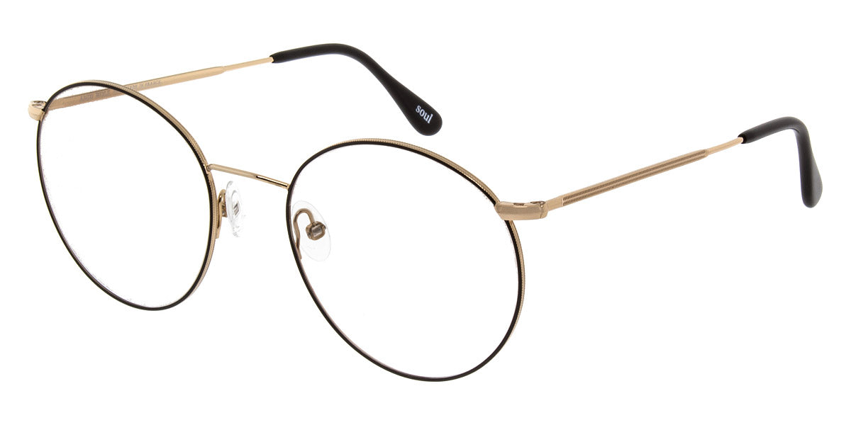 Andy Wolf® 4744 ANW 4744 D 51 - Gold/Black D Eyeglasses