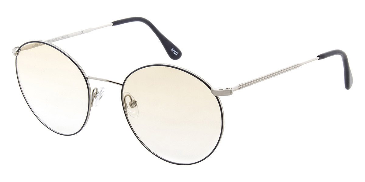 Andy Wolf® 4744 ANW 4744 F 51 - Silver/Blue F Eyeglasses