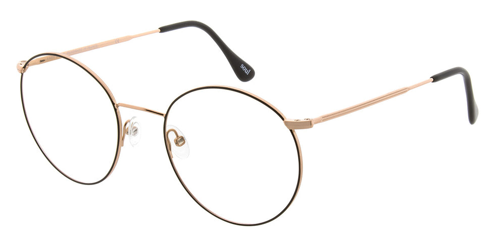 Andy Wolf® 4744 ANW 4744 H 51 - Rosegold/Black H Eyeglasses
