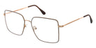 Andy Wolf® 4746 ANW 4746 N 55 - Rosegold/Brown N Eyeglasses