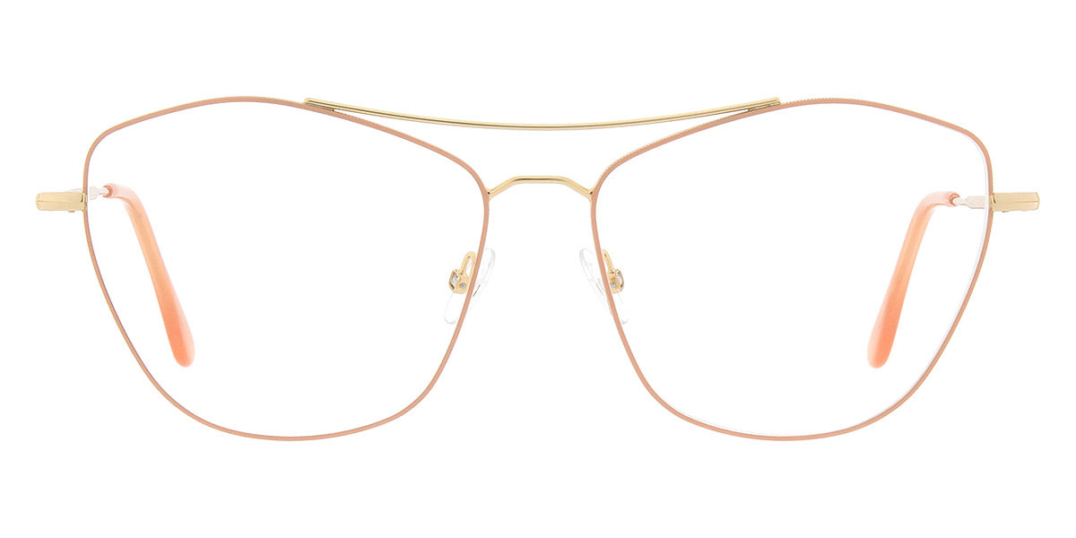 Andy Wolf® 4747 ANW 4747 F 58 - Gold/Orange F Eyeglasses