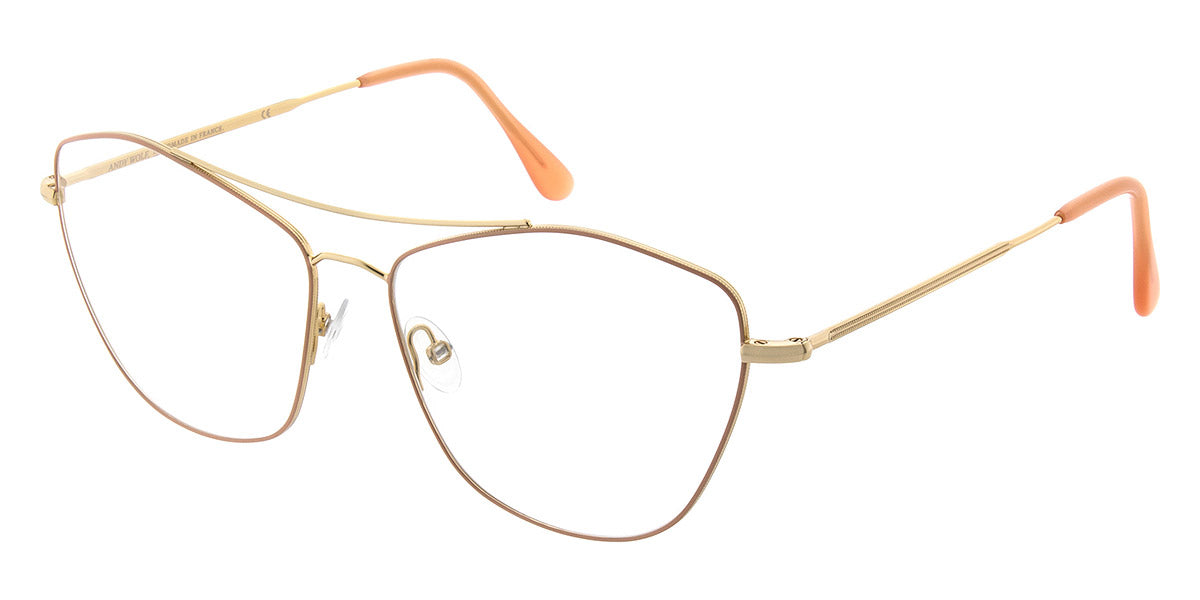 Andy Wolf® 4747 ANW 4747 F 58 - Gold/Orange F Eyeglasses