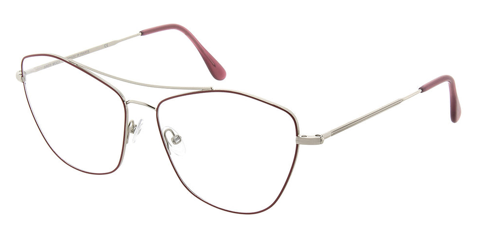 Andy Wolf® 4747 ANW 4747 G 58 - Silver/Berry G Eyeglasses