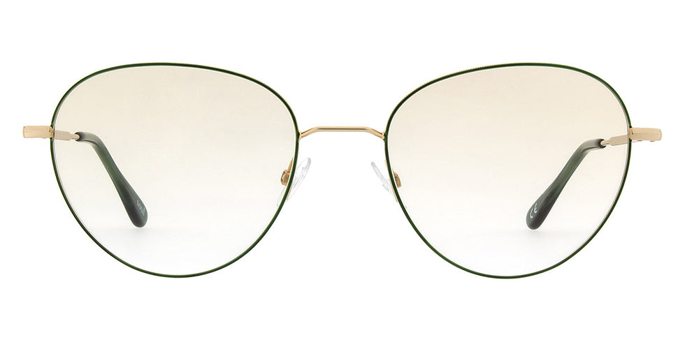 Andy Wolf® 4748 ANW 4748 E 54 - Gold/Green E Eyeglasses