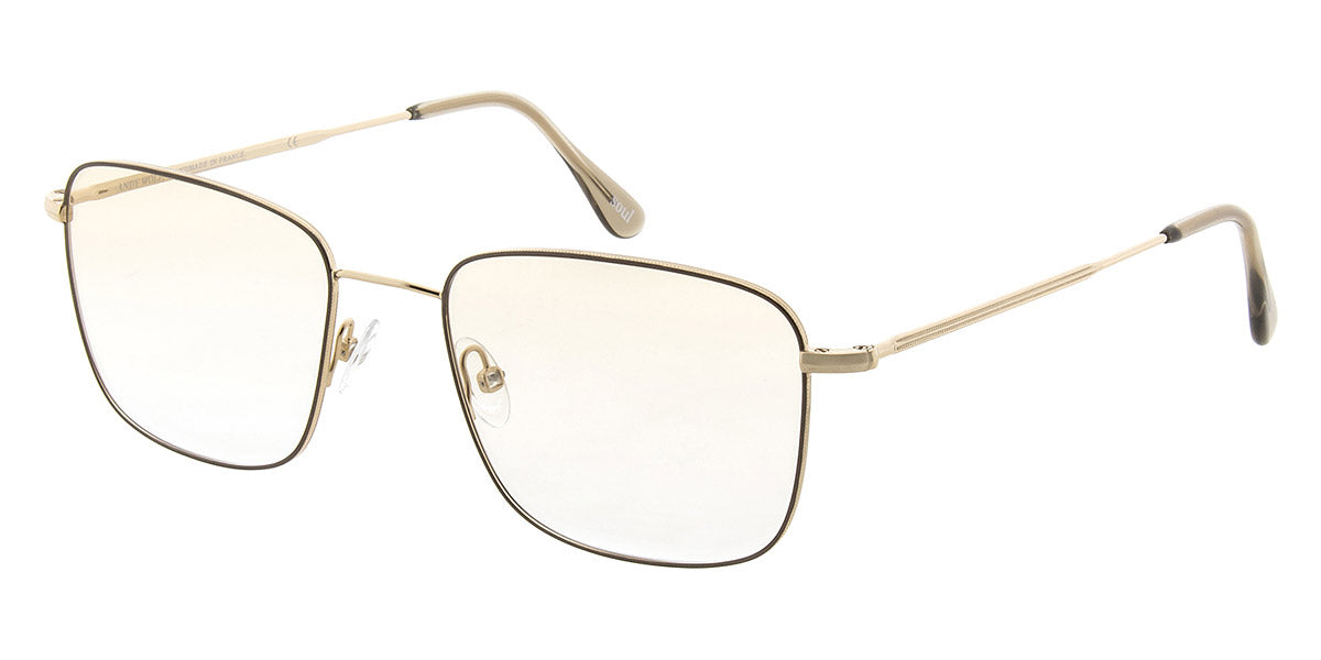 Andy Wolf® 4750 ANW 4750 D 53 - Gold/Brown D Eyeglasses
