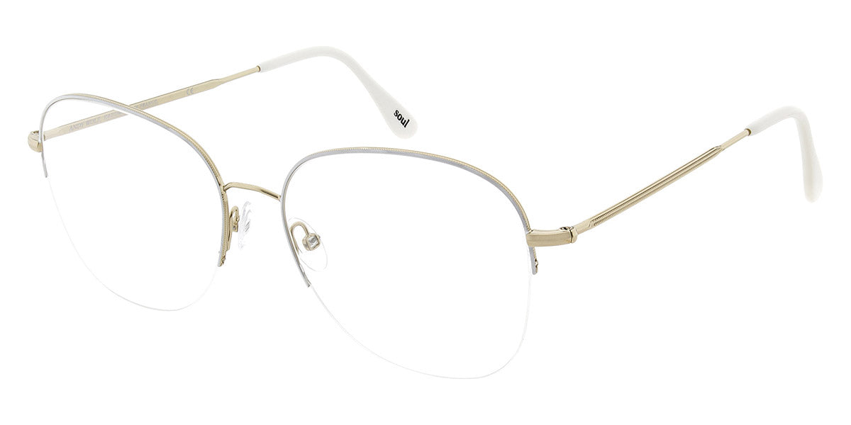 Andy Wolf® 4752 ANW 4752 E 55 - Graygold/White E Eyeglasses