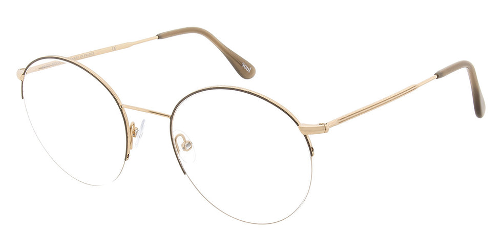 Andy Wolf® 4753 ANW 4753 D 52 - Gold/Brown D Eyeglasses
