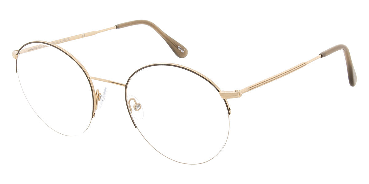 Andy Wolf® 4753 ANW 4753 D 52 - Gold/Brown D Eyeglasses