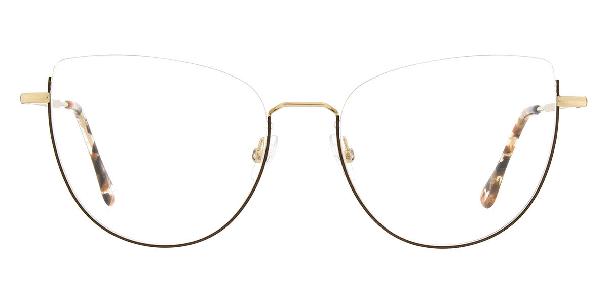 Andy Wolf® 4755 ANW 4755 B 54 - Gold/Brown B Eyeglasses
