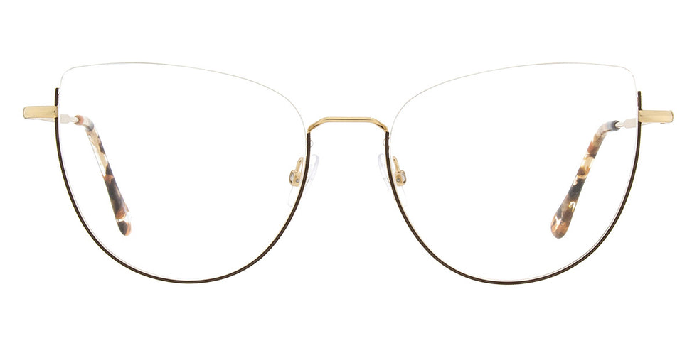 Andy Wolf® 4755 ANW 4755 B 54 - Gold/Brown B Eyeglasses