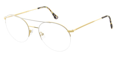 Andy Wolf® 4756 ANW 4756 B 53 - Gold/White B Eyeglasses