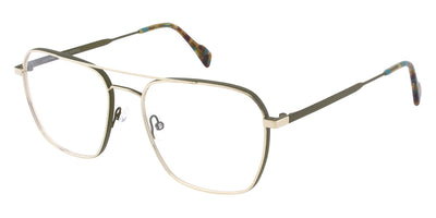Andy Wolf® 4758 ANW 4758 F 55 - Graygold/Green F Eyeglasses