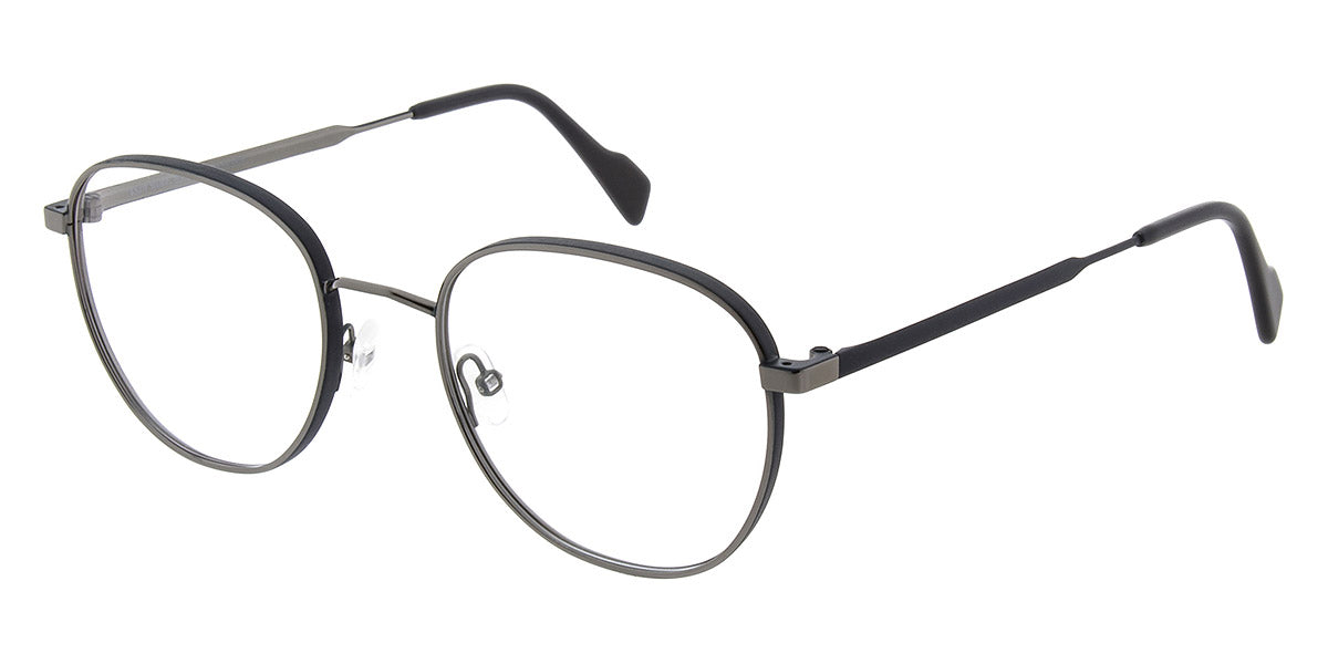 Andy Wolf® 4759 ANW 4759 E 51 - Gun/Blue E Eyeglasses