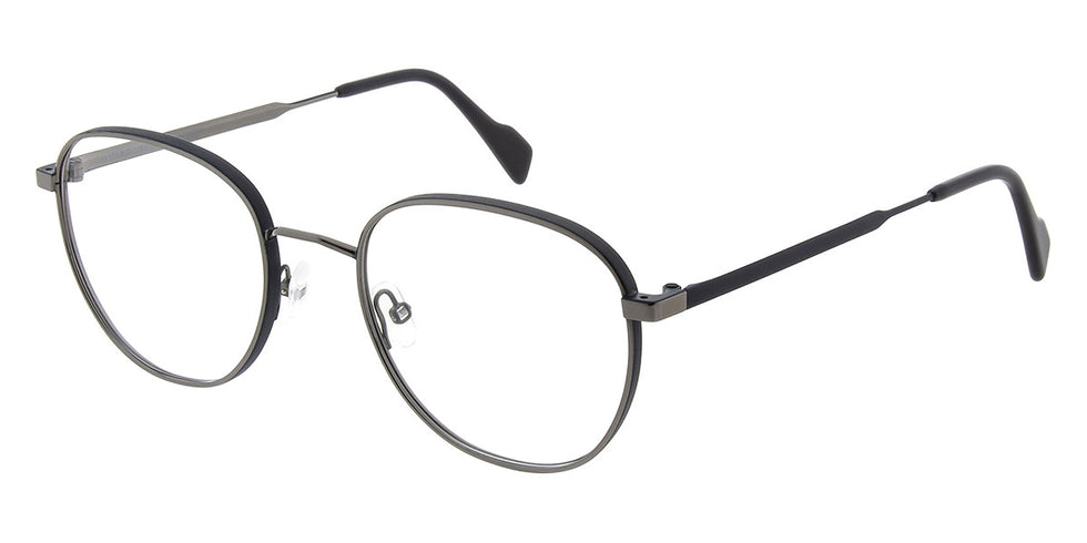 Andy Wolf® 4759 ANW 4759 E 51 - Gun/Blue E Eyeglasses