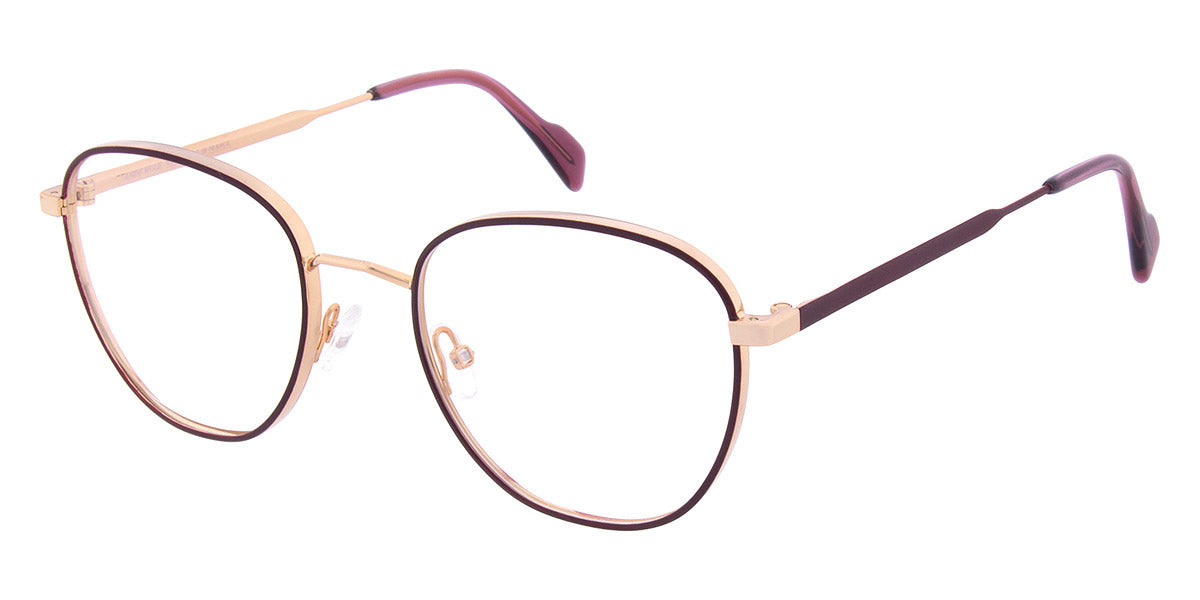 Andy Wolf® 4759 ANW 4759 N 51 - Rosegold/Berry N Eyeglasses