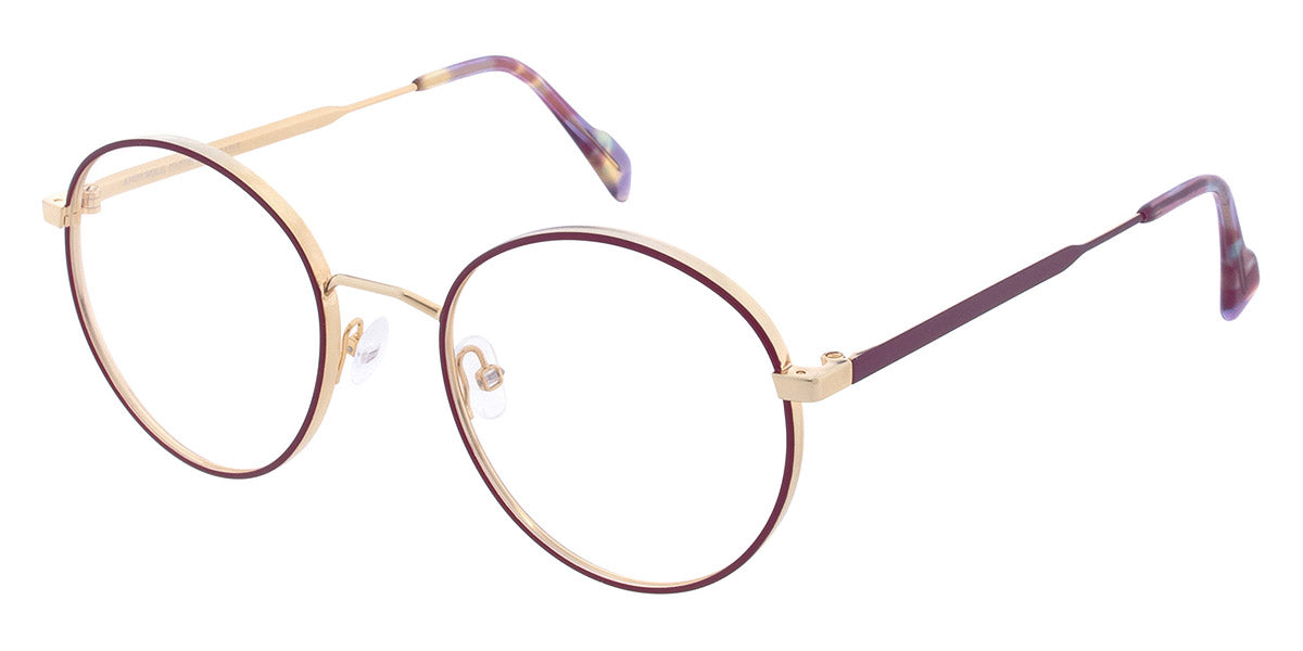 Andy Wolf® 4760 ANW 4760 03 51 - Gold/Violet 03 Eyeglasses