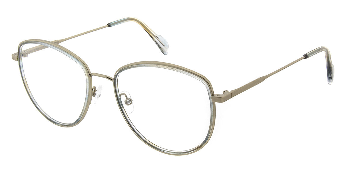 Andy Wolf® 4762 ANW 4762 03 53 - Graygold/Teal 03 Eyeglasses