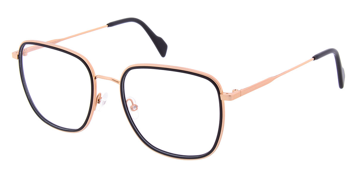 Andy Wolf® 4763 ANW 4763 06 55 - Rosegold/Black 06 Eyeglasses
