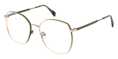 Andy Wolf® 4764 ANW 4764 05 53 - Gold/Green 5 Eyeglasses