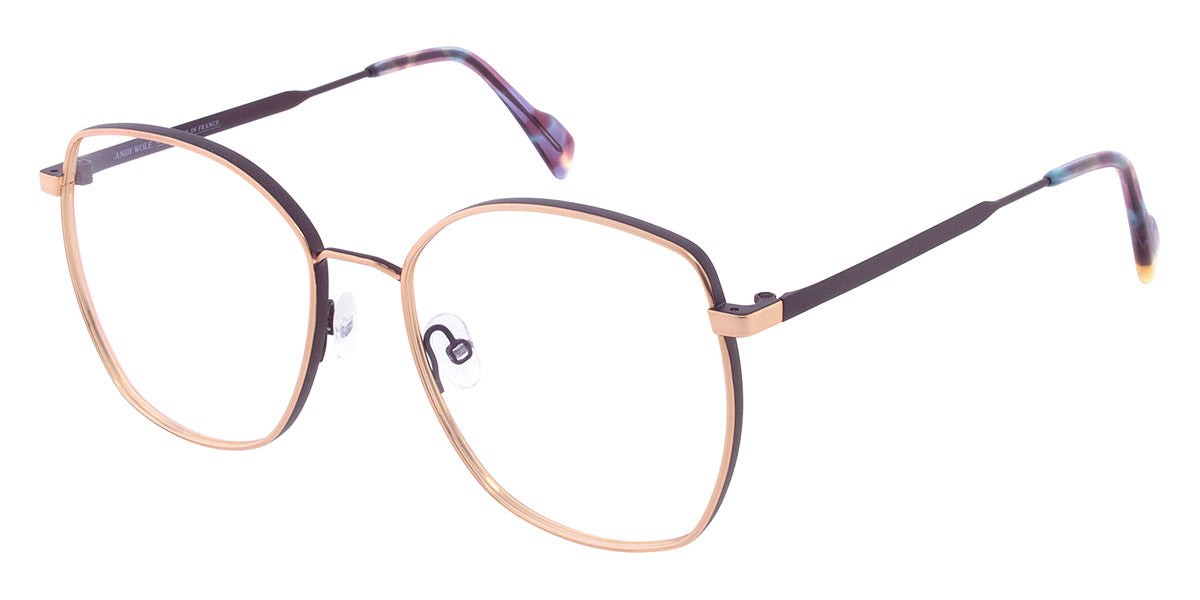 Andy Wolf® 4764 ANW 4764 06 53 - Gold/Violet 6 Eyeglasses