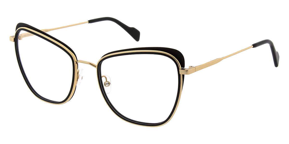 Andy Wolf® 4765 ANW 4765 01 55 - Gold/Black 01 Eyeglasses