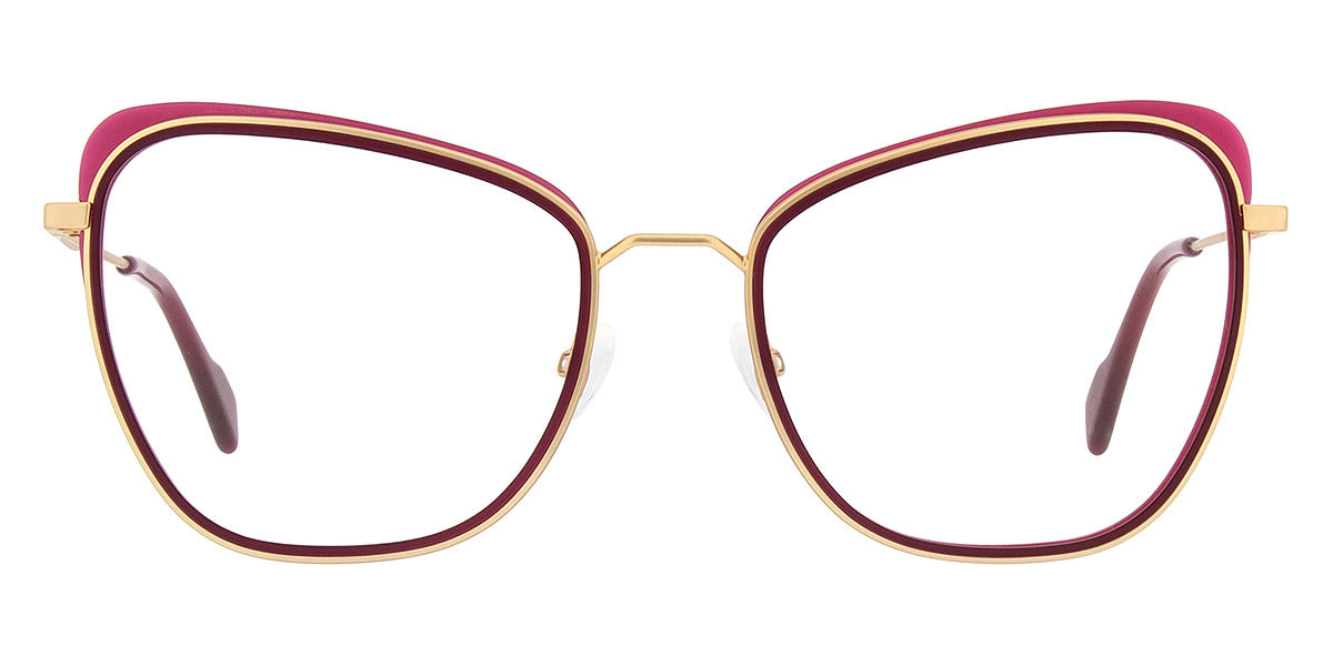 Andy Wolf® 4765 ANW 4765 04 55 - Gold/Berry 04 Eyeglasses