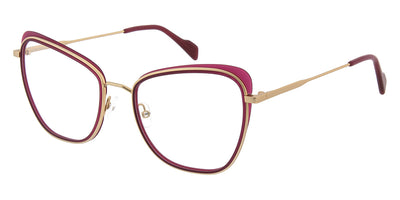 Andy Wolf® 4765 ANW 4765 04 55 - Gold/Berry 04 Eyeglasses