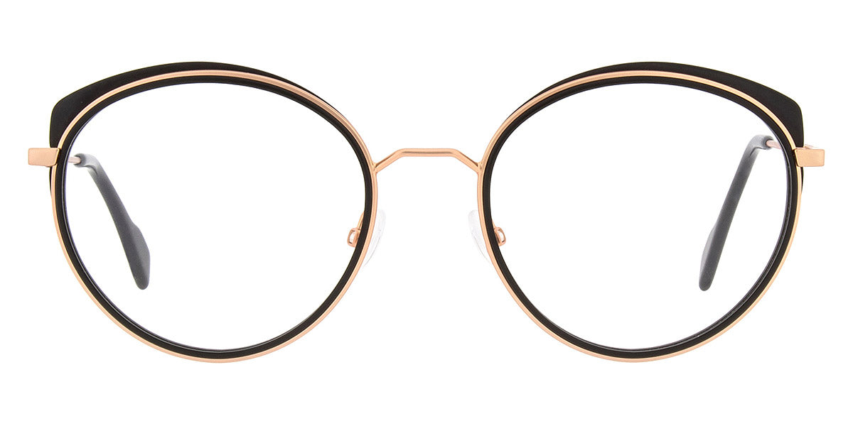 Andy Wolf® 4766 ANW 4766 01 52 - Rosegold/Black 01 Eyeglasses