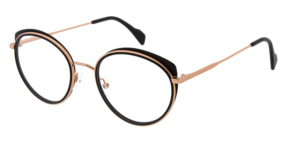 Andy Wolf® 4766 ANW 4766 01 52 - Rosegold/Black 01 Eyeglasses