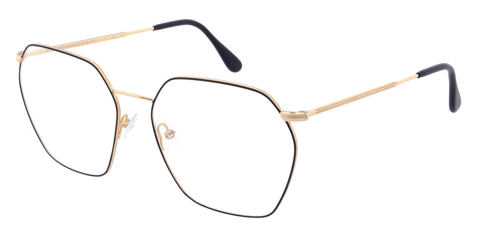 Andy Wolf® 4768 ANW 4768 01 57 - Gold/Black 01 Eyeglasses