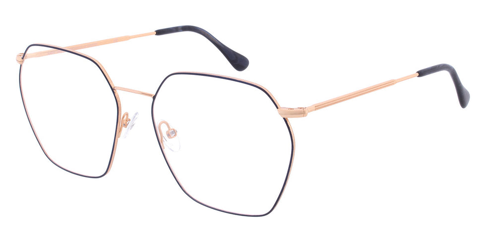 Andy Wolf® 4768 ANW 4768 07 57 - Rosegold/Blue 07 Eyeglasses