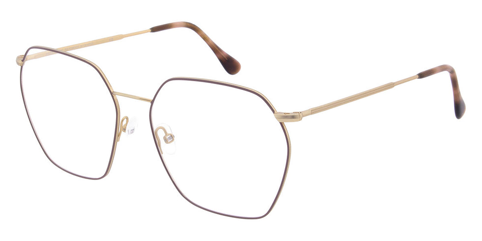 Andy Wolf® 4768 ANW 4768 08 57 - Gold/Brown 08 Eyeglasses