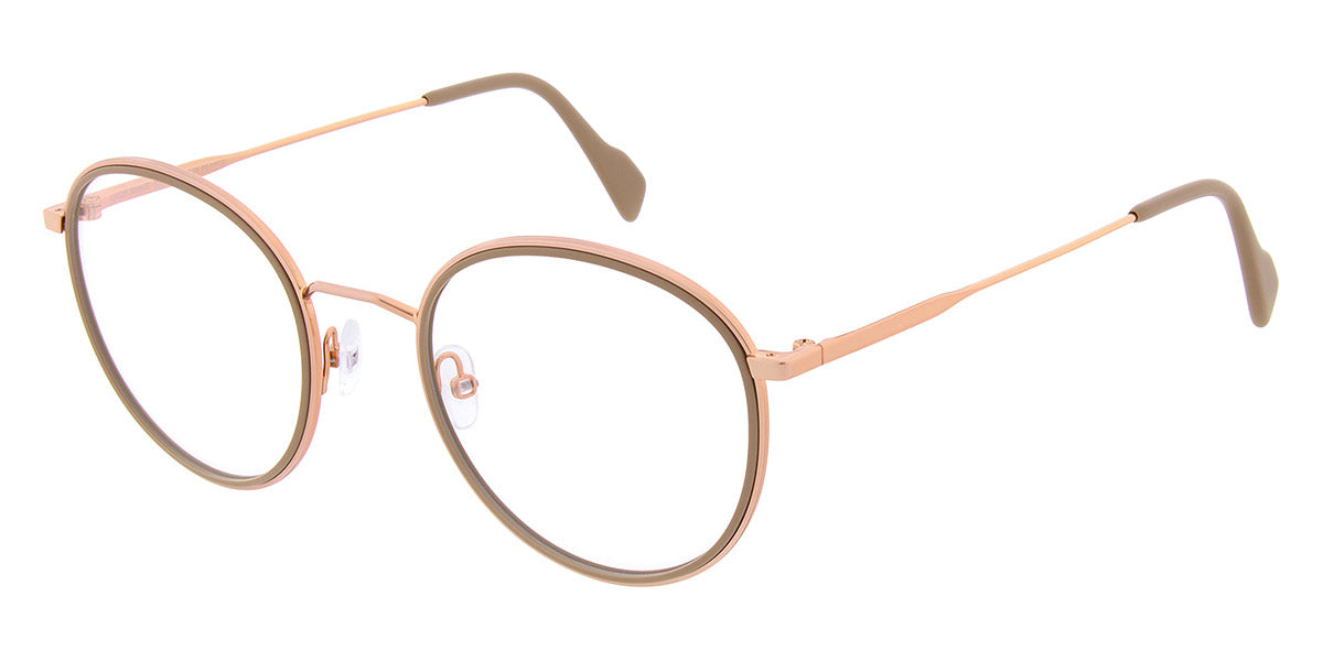 Andy Wolf® 4770 ANW 4770 03 51 - Rosegold/Beige 03 Eyeglasses