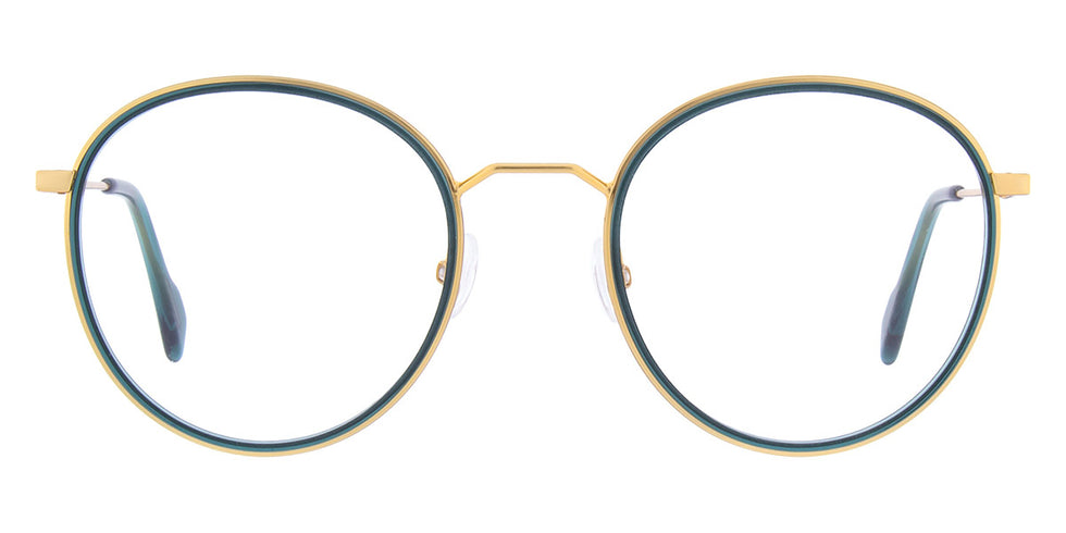 Andy Wolf® 4770 ANW 4770 05 51 - Gold/Teal 05 Eyeglasses