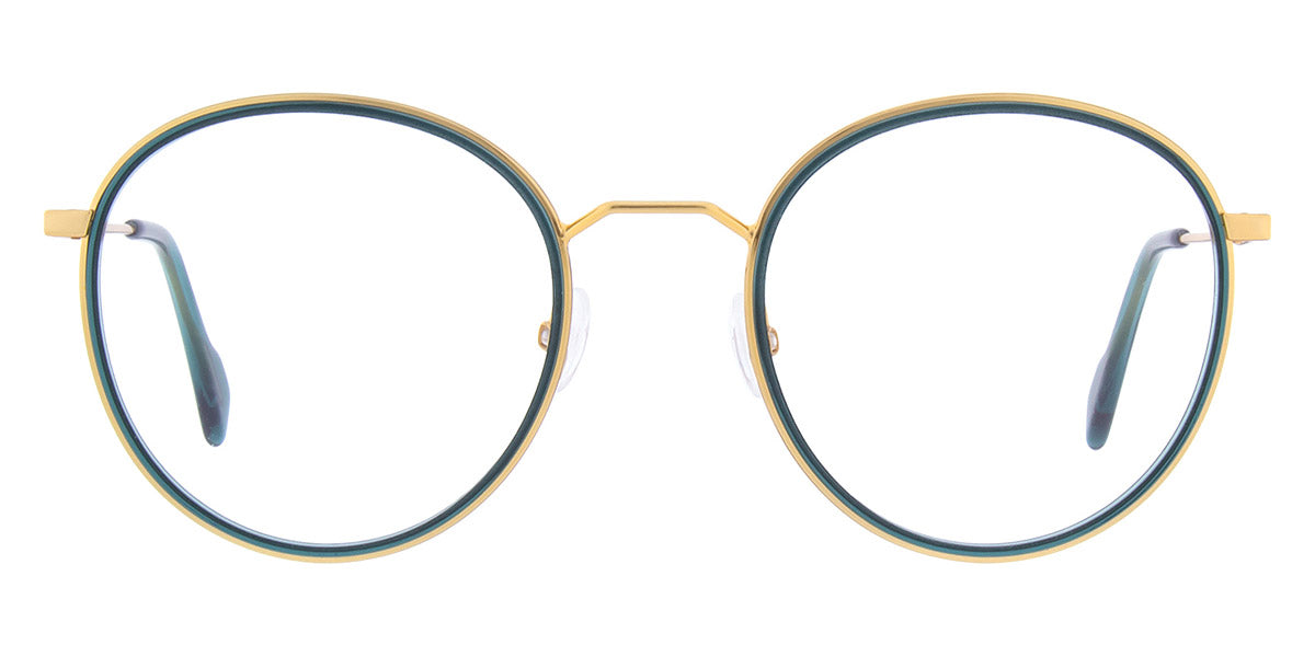 Andy Wolf® 4770 ANW 4770 05 51 - Gold/Teal 05 Eyeglasses