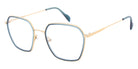Andy Wolf® 4773 ANW 4773 08 52 - Gold/Teal 08 Eyeglasses