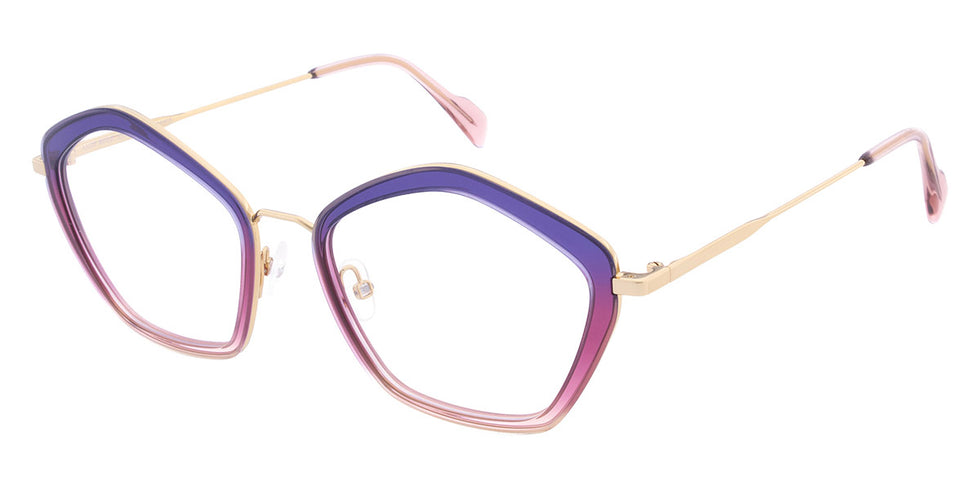 Andy Wolf® 4785 ANW 4785 06 55 - Colorful/Gold 06 Eyeglasses