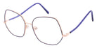 Andy Wolf® 4786 ANW 4786 06 57 - Rosegold/Blue 06 Eyeglasses