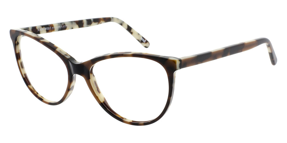 Andy Wolf® 5023 ANW 5023 2 55 - Brown 2 Eyeglasses