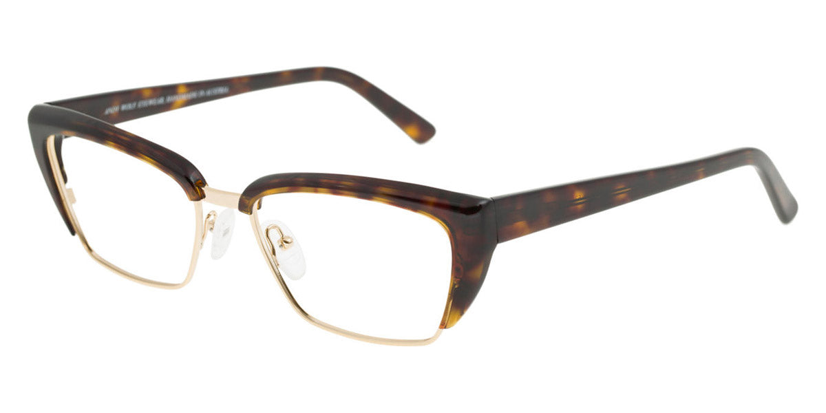 Andy Wolf® 5027 ANW 5027 B 53 - Brown/Graygold B Eyeglasses