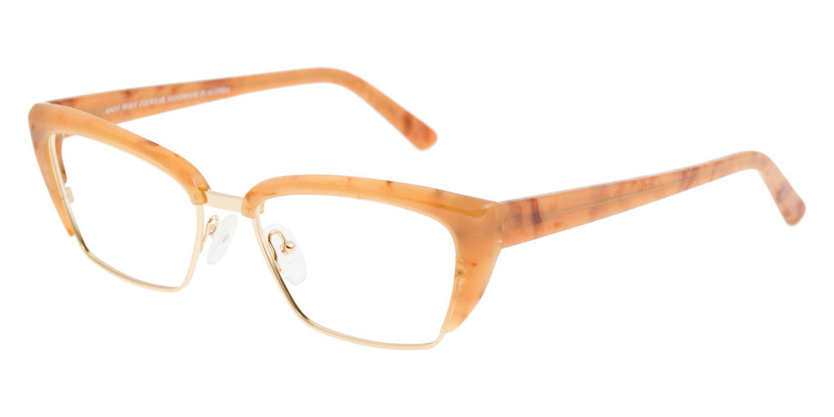 Andy Wolf® 5027 ANW 5027 E 53 - Brown/Graygold E Eyeglasses