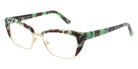 Andy Wolf® 5027 ANW 5027 G 53 - Green/Graygold G Eyeglasses