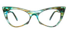 Andy Wolf® 5028 ANW 5028 G 53 - Green/Brown G Eyeglasses