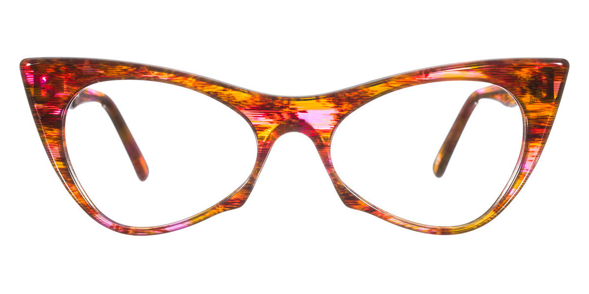 Andy Wolf® 5028 ANW 5028 H 53 - Red/Yellow H Eyeglasses