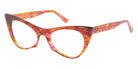 Andy Wolf® 5028 ANW 5028 H 53 - Red/Yellow H Eyeglasses