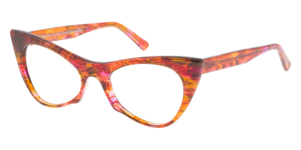 Andy Wolf® 5028 ANW 5028 H 53 - Red/Yellow H Eyeglasses