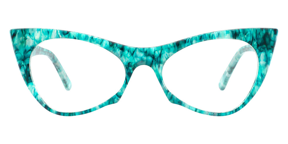Andy Wolf® 5028 ANW 5028 S 53 - Teal/Black S Eyeglasses