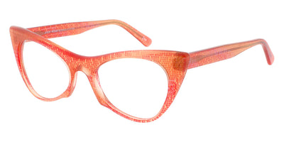 Andy Wolf® 5028 ANW 5028 X 53 - Red/Orange X Eyeglasses