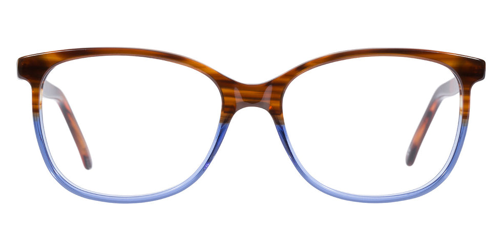 Andy Wolf® 5035 ANW 5035 2 54 - Brown/Blue 2 Eyeglasses