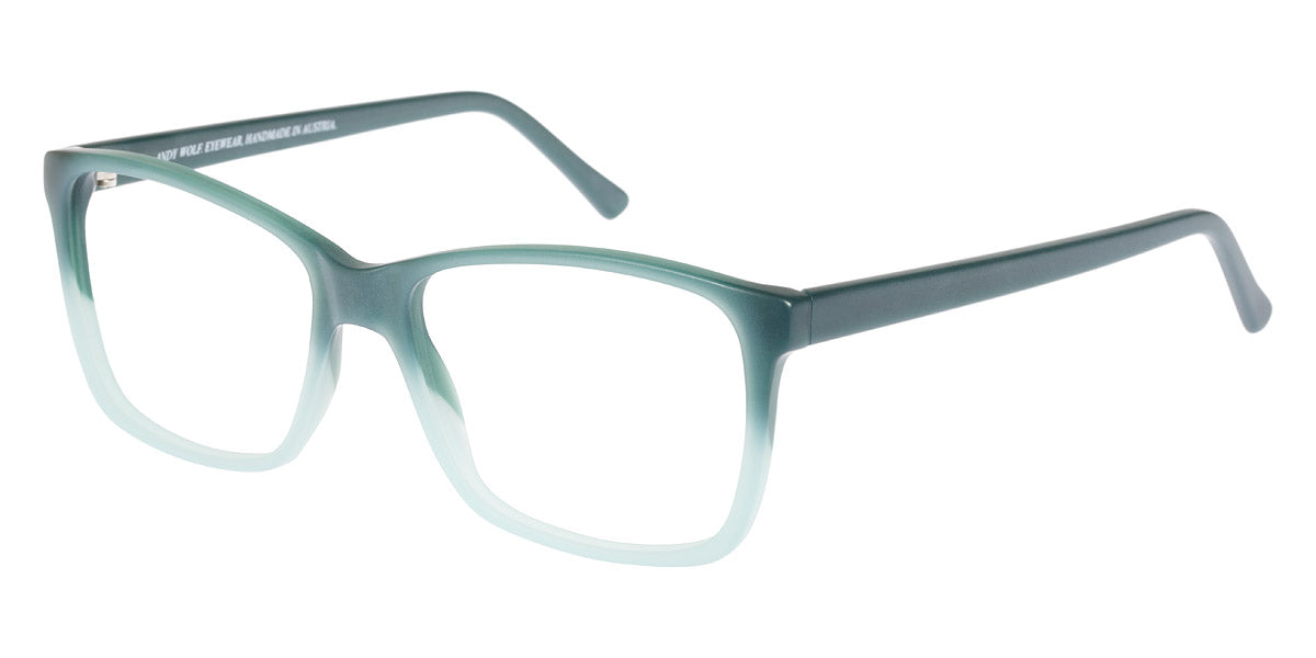 Andy Wolf® 5037 ANW 5037 M 54 - Teal/White M Eyeglasses